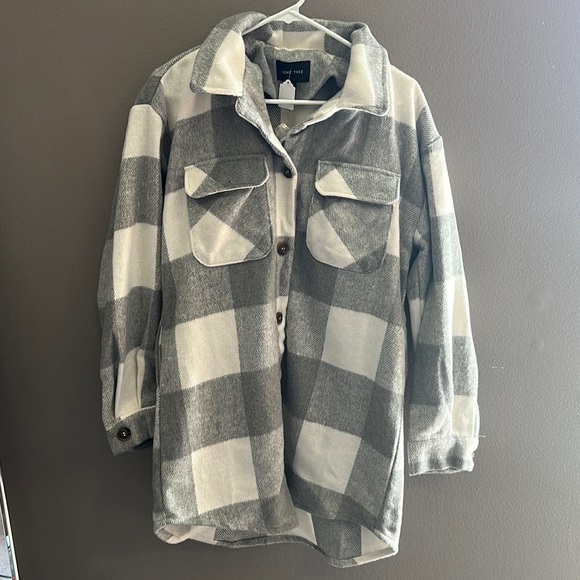 Oversized grey shacket - Picture 5 of 7